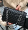 7A Designers Women Classic Chain Flap Bags Lady Shoulder Female Crossbody Bag Purses Handbags Official original imported Genuine leather