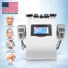 EUA Warehouse Lacal 40K Máquina de emagrecimento 6 em 1 Cavitação Ultrassônica RF Vácuo Rádio Frequência 8 Pads Lipo Laser Novo Promoção Skin Care Salon Equipamento