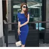 Summer Plus Size Vintage Bandage Bodycon Pencil Dress Women Green Print Sleeveless Party Casual Office Lady es 210603