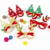 Christmas Decoratie Bril Kinderen Kerstcadeaus Vakantie Benodigdheden Papier Led Party Creative Glass populair