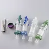 GlassVape168 CSyc NC021 물 담뱃대 팔 트리 퍼크 봉 플러스 14mm 티타늄 네일 세라믹 석 영 팁 가방 Dab 유리 파이프 봉제와 플라스틱 클립