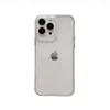 Acrylic PC Phone Fodral för iPhone 13 12 11 Pro Max 6 7 8 High Clear Transparent Camera Lens Protective Shock Fodral