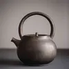 LUWU big capacity japanese ceramic teapots traditional chinese tea pot drinkware 210621
