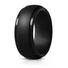 2021 Мужские силиконовые кольца резиновые свадебные полосы гибкий кремниевый комфортабельный Fit LightWeigh Ring Multi цветов и размера мужчин ювелирные изделия