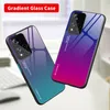 Gradient Glass Cases For Xiaomi Redmi Note 11 Pro Mi 11T 11 POCO X3 NFC Note9S Slim Hard Back Phone conque Fundas