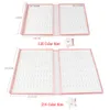 120 216 308 Tips Professional Gel Polish Display Book Clour Chart Designs Board for Nail Art Design Manicure NA001220U7116984