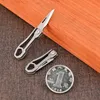 Titanium alloy mini folding knife portable safety pocket EDC key chain pendant pocketable knives tool HW511