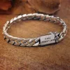 sterling silver curb link armband
