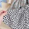 Sommermädchen-Baumwollrock mit Blumenmuster, süße Schulmädchen-Kleidung für Kleinkinder 210702