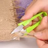 200pcs Plastic Handle Sewing Scissors Scissor Tailor Snip Thread Textiles Yarn Cutter Cross Stitch Craft Tool DH2654