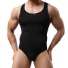 Body Shaper da uomo Body da palestra da uomo Sexy corsetto ultrasottile da uomo Canotta da wrestling per abiti da costruzione Body modellante