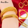 Breloque alluviale de fleur de mode du Vietnam pour les femmes en laiton bijoux en or 24k accessoires de bracelet pour femmes