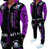 Zogaa Brand Men Track Crestuit 2 Piece Tops and Pants Mens Sweat Suits Set Letter Print Plus Size Jogger Set для мужской одежды T200606