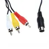 Câble Audio-vidéo AV 3RCA à 9 broches, 2021 m, 1.8m, adaptateur de connexion AV pour jeu Sega Genesis 2 3, fil pour SEGA Genesis