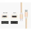 10pcs/Lot cell phone cables type-c fast charging data cable for xiaomi 11 pro huawei micro usb quick charger nylon braided wire 1M cord