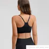 Soutien-gorge de sport rétro sans couture pour femmes, marque propre, soutien-gorge de yoga, fitness, réglable, haut court, rembourré à fort impact