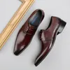 Erkek Örgün Ayakkabı Hakiki Deri Oxford Ayakkabı Erkekler Için Giyinme Düğün Ayakkabı Lace Up Erkek Brogues Ofis G59