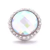 Göz Kamaştırıcı Rhinestone Classps Kıvrık 18mm Snap Düğmesi Zirkon Yuvarlak Charms Toplu Snaps DIY Takı Bulguları için Tedarikçiler HEDIYOR