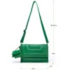 ショッピングバッグ2022 Nova Tendncia de Luxo Bolsa Feminina 2結合Moda Senhoras Mensageiroombro Feminino Cruz Saco Unrarm Tote 220304