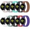 18mm 20mm 22mm stretchy loop solo silicone banda esportiva banda elástica pulseira de substituição para samsung assistir 41mm 45mm ativo2 s2 s3 huawei watch3 pro