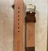 Bandas de reloj de cuero de venta caliente para correas de reloj Omega 18mm 20mm con hebilla de reloj de acero