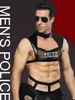 Sexy Set lingerie male police role suit European and American new passion lace leather pants temptation uniform