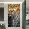 Abstract Golden Landscape Poster Modern Canvas Painting Interior Gallery Room Decor Wall Picture Cuadros No Frame Wall Prints