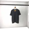 21ss Uomo Donna Designer T-shirt tee maglia Verde lettera ricamo Tessuto jacquard Uomo Moda Streetwear lusso nero bianco S-L