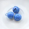 Small Color bells jewelry accessories Beads keychain 22mm candy colour metal paint bell Christmas tree decoration pet pendant