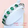Conjuntos de jóias de prata 925 Green CZ para brincos de amante com decorações de pedra turca