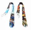 20pcs dessin animé japon anime tour de cou lanières porte-badge corde pendentif porte-clés accessoire nouveau design garçon fille cadeaux petit gros # 16