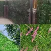 장식 꽃 화환 인공 발코니 녹색 잎 울타리 롤 위로 패널 아이비 프라이버시 정원 벽 뒷마당 가정 장식 등나무 식물