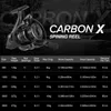 Piscifun Carbon X Spinning Reel Light to 162g 5.2:1 / 6.2:1 Gear Ratio 11 BB 1000 2000 3000 4000 Saltwater Fishing 211227