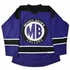 Vin40menのレトロなMartin Payne Morris Brown College Hockey Jerseyカスタム任意の番号と名前