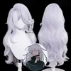 Anime Jujutsu Kaisen Gojo Satoru Version Féminine Cosplay Perruque 70cm Long Halloween Carnaval Perruques Résistant À La Chaleur Cheveux Synthétiques Y0903