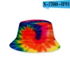 Tie Dye Bucket Hat Man Kid Woman Summer Visor Sun Outdoor Fisher Hiphop Beach Cap 38 Colors7895602