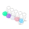 FABRICANTES Ano Festa de Natal New Push Push Fishing Bulb Keychain LED Pingnder Pingente Children's Toys Presente Pingente