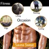 Heren Thermo Sweat Tank Tops Taille Trainer Shapewear Vest Sauna Pak Body Shaper Compression Workout Shirt Slimming Ondergoed