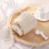 Outdoor Bags Bucket Design Women Evening Beading Holder Day Clutch Pearl Wedding Bridal Handbags For Party Small Purse