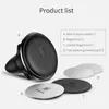 Baseus Magnetic Car Phone Holder Organizer Air Vent Mount Stativ W / Cable Clip för Samsung Xiaomi 360 Rotation Auto Support