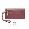 Wallets Retro Long Wallet Large Capacity Ladies Fashion Card Holder Multifunction Coin Purse Pu Leather