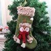 24x11cm Breien Kerstkousen Xmas Tree Decoraties Indoor Decor Ornamenten in 3 Editions CO528