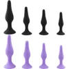 Massageartikel 4 Größen Silikon Anal Plug Perlen Butt Plug für Anfänger Sexspielzeug für Männer Schwulen Anus Dilator Prostata Massagebaste no Vibra7516685