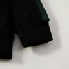 Zima Dzieci Zestawy Casual Z Długim Rękawem O Neck Letter Koszulka Czarne Spodnie Cute 2 sztuk Dziewczyny Chłopcy Ubrania 0-2T 210629
