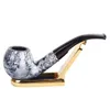 Smoking Pipes Handheld Bent Pipe Wooden Filter Grinder Portable Pocket Durable Cigarette Accessories Gifts