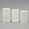 Portable DIY 15ml Transparent Blanc En Plastique Vide Ovale Baume À Lèvres Tubes Déodorant Conteneurs Gratuit