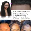 30 32 34 36 인치 브라질 인간의 머리카락 투명 레이스 정면 가발 스트레이트 변태 곱슬 바디 워터 딥 웨이브 4X4 및 13x4 레이스 클로저 가발 흑인 여성을위한