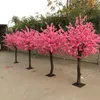 2 m Height Artificial Cherry Blossoms Tree Simulation Peach Wishing Trees For Home Ornament Outdoor Garden Decorations2341371