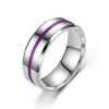 8mm mode 316L rvs olie drop ring voor mannen mannelijke ringen mooie cadeau bruiloft sieraden hoge kwaliteit groothandelsprijs