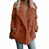 2021秋のテディコート女性のフェイク毛皮コート女性厚い暖かい豪華なテディジャケット長袖冬コート女性Y0829